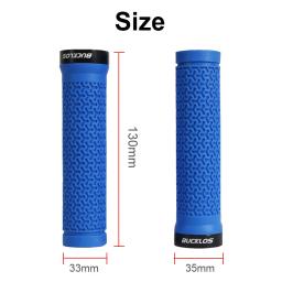 Bucklos apertos de bicicleta de borracha integrada antiderrapante mtb guiador capa bloqueio no mountain bike lidar com barra punhos bmx peças de ciclismo - Image 5