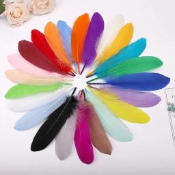 1 peça apanhador de sonhos fazendo material tingido natural grandes penas de ganso longas plumas diy fazer seus próprios acessórios de apanhador de sonhos - Image 2