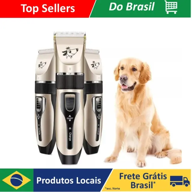Máquina de Tosa Sem Fio DAFUSHOP para Cães - Bateria Recarregável com Envio Imediato