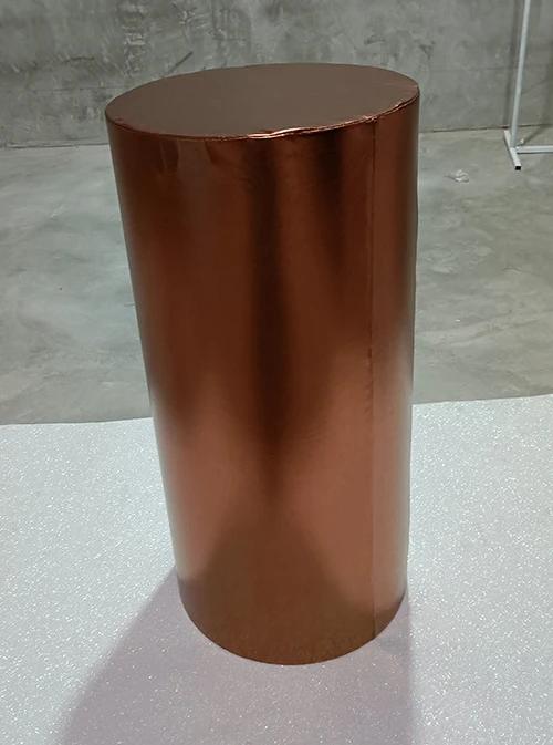 Stretch Bronzing Pano para Decoração de Festa, Coluna Elástica Pedestal, Cobre Cilindro, Tecido Flash Brilhante, Ouro, Prata, Preto, Branco, Foto - Image 1