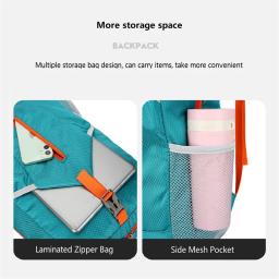 Unisex impermeável leve mochila dobrável, esportes ao ar livre, lazer, caminhadas, fitness, camping, escalada, bolsa de viagem, 1pc - Image 4