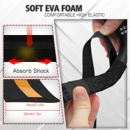 Bucklos fita para guidão de bicicleta, fita à prova de choque para ciclismo, estrada, antiderrapante, corrida, macia, pu, eva, cintos de barra dobrada - Image 4