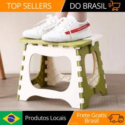 Banquinho Dobravel Portatil Com Alça Para Crianças E Adulto Cadeira Multifuncional Cadeira Dobrável Banqueta Multiuso Camping - Image 1