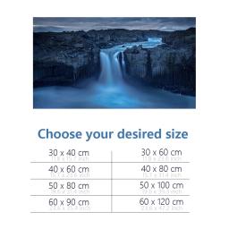 Adesivo De Fundo Do Aquário Do Tanque De Peixes, Cachoeira no Cenário Nublado, 3D Papel De Parede De Impressão HD, Cartaz De PVC, Decoração De Pano De Fundo - Image 3