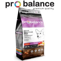 Ração para cães seca procalance dieta gourmet carne e coelho, com carne e coelho 15 kg. - Image 1