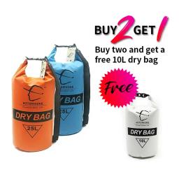 Impermeável Dry Bag Pack para natação, rafting, caiaque, River Trekking, flutuação, vela, canoagem, canoagem, água de barco, seco Bag, 15 L, 25L - Image 1