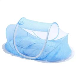 Berço Tenda Cercadinho Mosquiteiro de Poliéster Bebê Neném 108X60Cm Portátil Proteção de Mosquitos Pernilongos Insetos Dengue - Image 2