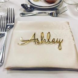 Cartões de mesa personalizados do lugar do casamento cartões de mesa do corte a laser nomes de hóspedes casamentos cartões de lugar do corte a laser - Image 1