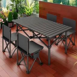 Mesa Dobrável P/ Piquenique Mesa Dobravel De Acampamento Durabilidade E Conveniência Aproveite Momentos Ao Ar Livre Com Conforto - Image 2