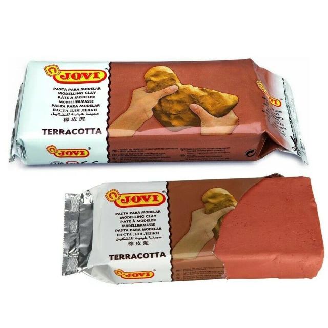 Massas Jovi-ar Seco para Modelagem nas Cores Branco e Marrom - Disponível em 250g, 500g e 1kg