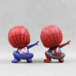 Marvel vingadores homem aranha bonito figura de ação postura anime decoração coleção estatueta brinquedo modelo ornamentos presente das crianças - Image 6