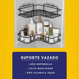Porta Shampoo E Sabonetes Suporte De Canto - Nybc - Image 5