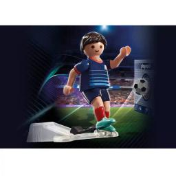 Playmobil-Jogador de futebol France B, brinquedos originais para meninos e meninas, presentes, figuras colecionáveis, bonecas, loja com caixa, novo, homem, mulher, licença oficial, 71124 - Image 4