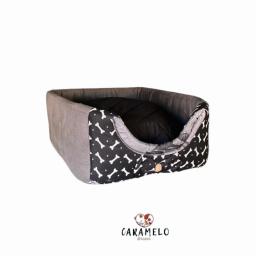 Cama Pet: Grande: para Cachorro e Gato - em Suede Caminha Casinha com Almofada, Confortável Ninho Aconchego  / Envio do Brasil - Image 4