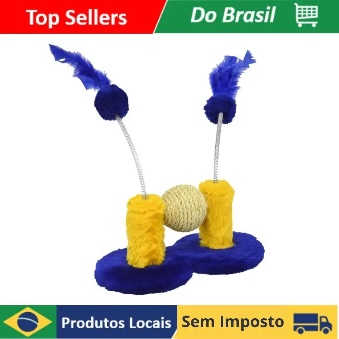 Brinquedo resistente ao desgaste do gato arranhando bola, corda de sisal do gatinho, placa de moagem patas, Pet Furniture Suppli - Image 1