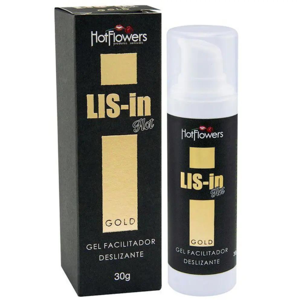 Lis-in Gold Hot 30g - Lubrificante Anestésico Anal - Image 1