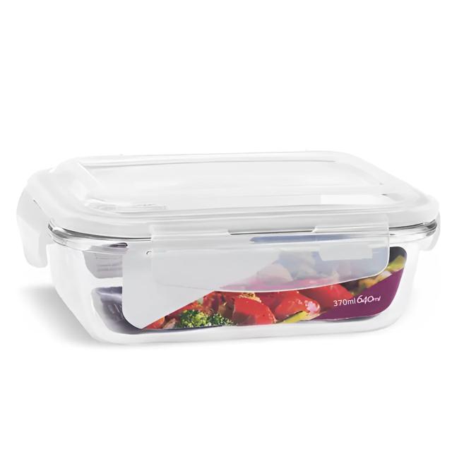 Potes de Vidro Resistente com Tampa Hermética para Armazenamento Seguro de Alimentos
