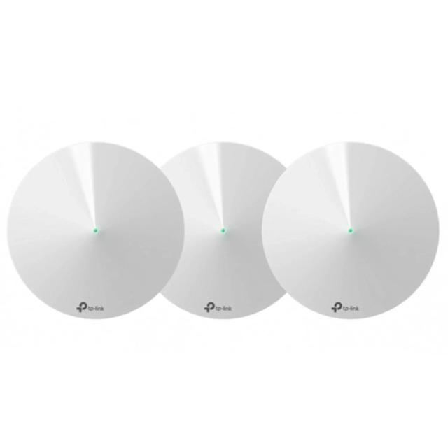 Roteador TP-Link AC1300 Deco M5 Sistema Wifi Bivolt Branco (Pacote com 3) - Envio Rápido disponível