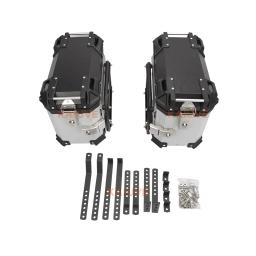 Multifuncional alumínio liga Side Box Bracket, Universal, rápido destacável, DIY, 28L, 38L, motocicleta - Image 3