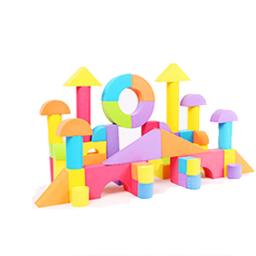 38 pçs/set iluminação diy espuma blocos de construção macios ambientalmente amigável eva criatividade brinquedos educativos das crianças - Image 2