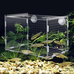 Multifuncional Caixa De Isolamento Do Aquário, Pequeno Fry Reprodução Caixa, Desova, Sala Para Chocar, Acessórios Do Tanque De Peixes, Suprimentos De Peixe - Image 1