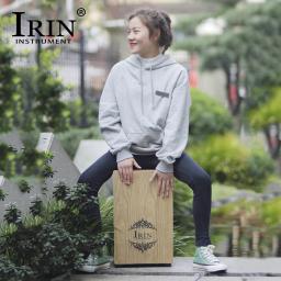 IRIN-Tambor Cajon de Madeira para Crianças, Instrumento de Percussão, Caixa de Mão, Portátil, Música, Jogos de Festa, Carry Bag, 46,5x30x29 cm - Image 1