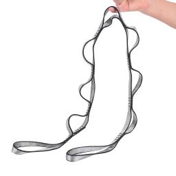 Correia de Nylon ajustável para Aerial Yoga, Daisy Chains, Strap Extend Belt, Strap Strong Climbing, Hammock, Camp, Multi Loop, 2pcs - Image 4