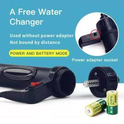 Aquário Cascalho Elétrico Cleaner, Bomba De Mudança De Água, Ferramentas De Limpeza, Sifão Para Aquário, Bomba De Filtro, 3W - Image 2