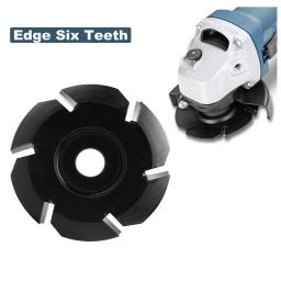 1pc seis dentes escultura em madeira disco ferramenta fresa para 16mm abertura rebolo ângulo moedor diâmetro 90mm ferramentas de polimento - Image 4