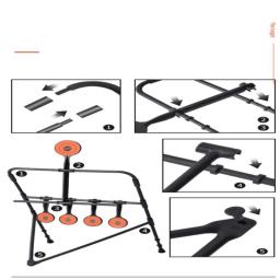 Alvo de Tiro Plástico para Meninos e Meninas, 5 Target Paintball, Auto Reset e Spinner, Alta Qualidade, Alvos de Tiro para Crianças, Feito por - Image 6