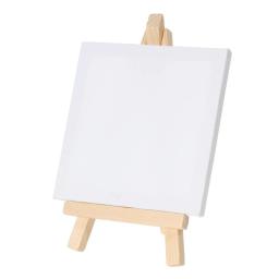 Mini kit de pintura a óleo quadro titular diy arte artesanato pintura desenho suprimentos 8x8cm quadro com 7x12cm prateleira - Image 4