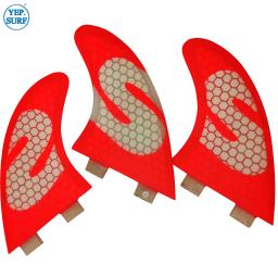 UPSURF FCS Barbatanas de prancha de surf S/M/L/M + UK2.1/UK2.1/S + GL/M + GL Barbatanas de surf de fibra de vidro em favo de mel Barbatanas duplas Acessórios de surf - Image 6