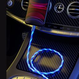 Cabo luminoso para carregamento magnético, com led, para buick regal lacrosse excelle gt/xt/gl8/confirme/envaves/envision/park, 1 metro - Image 3