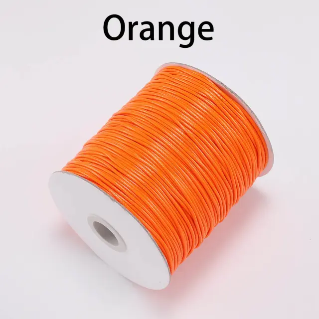 Fio de Algodão Encerado para DIY: Ideal para Jóias, Colares, Pulseiras e Acessórios - 10m