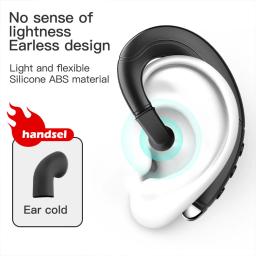 Air Conduction Portable Ear-Hook Earphones, Sem Fio, Compatível com Bluetooth, Impermeável, Mãos Livres, Headset com Microfone, Sport, Novo - Image 5