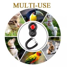 Animal de estimação gato cão treinamento clicker com dedo loop pulseira de pulso humanizado científico profissional design pet conjunto de ferramentas - Image 6