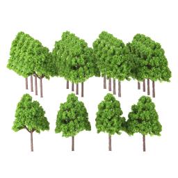 Modelo de árvores cipreste para paisagem, ferrovias, parque, jardim, dioramas, 1:150, 25pcs - Image 4