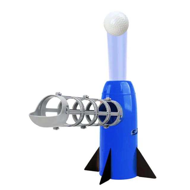 Conjunto de Máquina de Arremesso de Beisebol para Crianças com 5 Bolas - Treinamento Esportivo ao Ar Livre