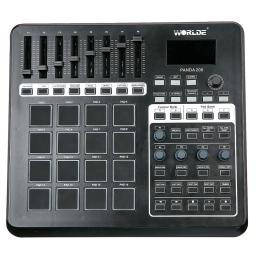 Worlde-Portátil USB MIDI Teclado Controlador, Mini MIDI Pad Controller, 16 Almofadas de Tambor com Cabo USB, PANDA200 - Image 1