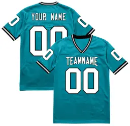 Personalizado personalizado camisa de futebol americano bordado nome da equipe número costurado camisa de futebol ao ar livre jogo rugby jérsei masculino - Image 4
