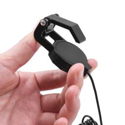 Clip-on captador instrumento com mini transdutor, 1/4 "conector, 2.4m cabo para violão, cordas de violino - Image 3