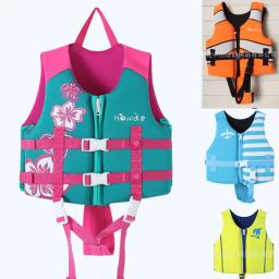 Colete salva-vidas Neoprene Safety para crianças, Jaqueta de natação, Esportes aquáticos, Caiaque e canoagem, Maiô à deriva, Roupa de banho - Image 1