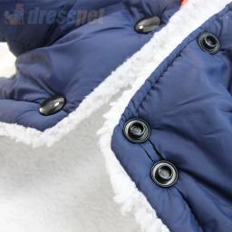 Roupa super quente do cão do inverno, tecido impermeável, hoodies grossos do animal de estimação, casaco de pele para pug, cachorro, chihuahua, cães pequenos, outono - Image 5