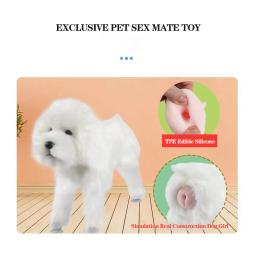 Silicone Simulação Mating Toy Dog, Masculino Pet Estrus Vent, Brinquedos para cães pequenos, Buldogue, Acessórios para cães de pelúcia, Vent Sex - Image 3