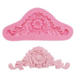 Moldes de silicone 3d para artesanato, molde de alívio barroco, borda de bolo, molde de fondant, ferramentas de decoração de bolos diy, argila doce, moldes de pasta de chocolate - Image 2