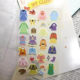 Bonito scrapbooking coreia adesivos diário lixo diário acessórios de papelaria telefone planejador decoração da menina adesivo diy hobbies - Image 2