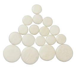 Couro Durável Clarinete Pads, Almofada Cork, Peças e Acessórios Para Instrumentos De Sopros, Substituição Do Botão Pad, 17Pcs, Conjunto - Image 3