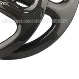 Rodado de carbono para bicicleta dobrável, Freio a disco, Três raios, Rodas do clíncher, 9 10 11 Velocidade, 16in, 16in, 349 - Image 6