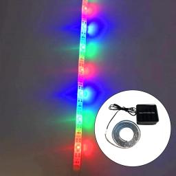 Energia solar led basquete hoop luz cor-em mudança sensor super brilhante rgb led lâmpada de tira para adultos treinamento de esportes ao ar livre - Image 4