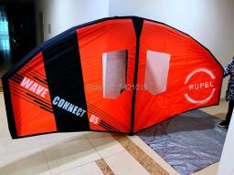 Inflável Kite Foil Wing para Windsurf, Foil Wing, Hydrofoil, 4-6m, fibra melhorada - Image 2